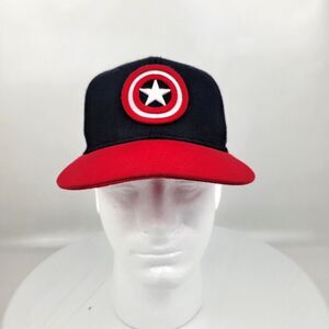 Captain America Snapback Cap Hat Marvel Navy/Red Bioworld Merchandise